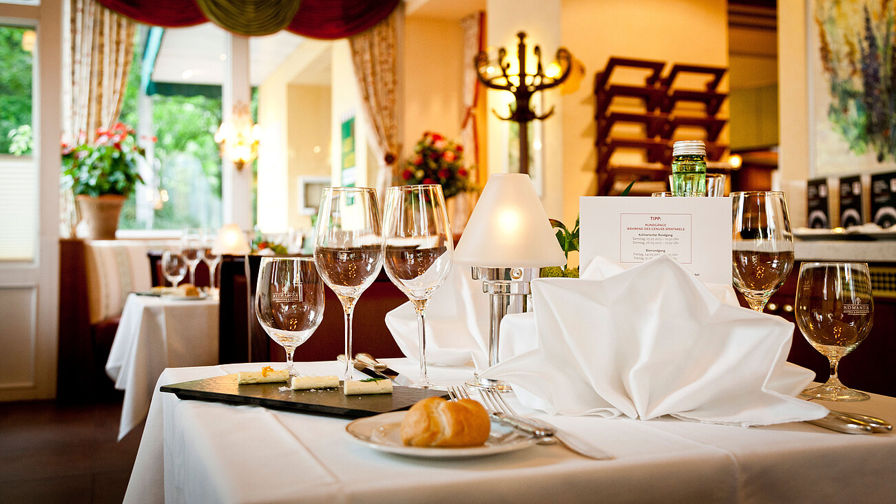 Restaurant Florian | Parkhotel Graz Abendessen in Graz im Restaurant Florian